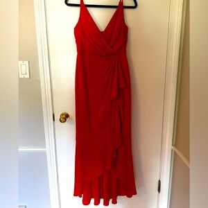 BCBGMAXAZRIA red gown